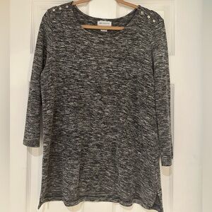 Black ladies pullover sweater